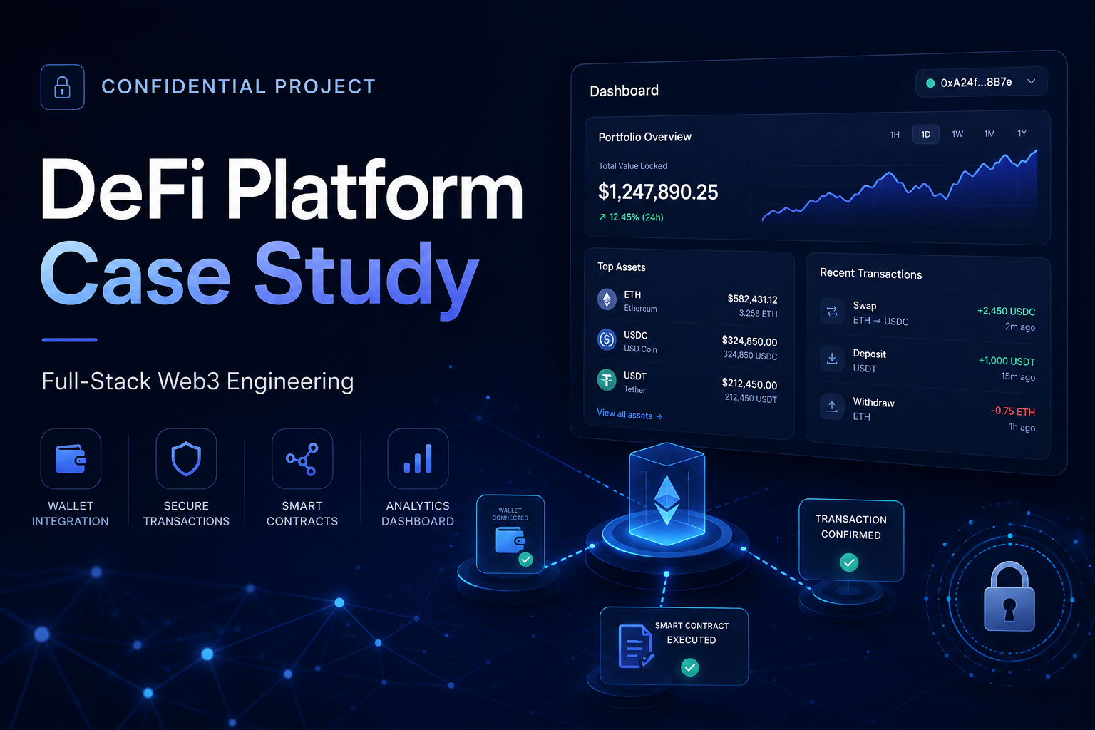 Confidential DeFi Platform project preview